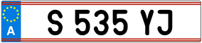 Truck License Plate